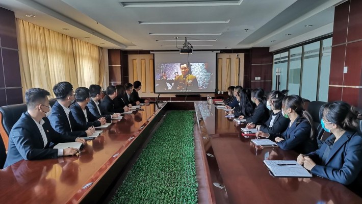 “慶國慶、祖國頌，學司史、知司情”裝備公司團委組織召開主題學習活動